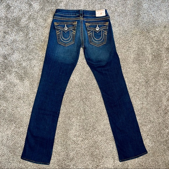 Excellent condition True Religion Billy QT Bootcut Jeans in Size 28 - Picture 3 of 5
